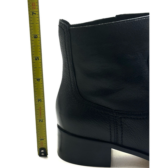 COLE HAAN Naia Black Leather Ankle Boot Bootie Womens Size 7B Side Zip New $200 - Picture 9 of 13